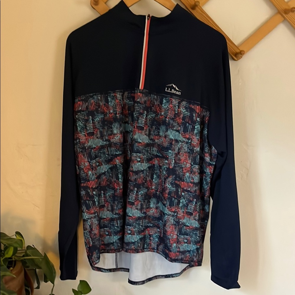 LLBean Men's Comfort Cycling Jersey